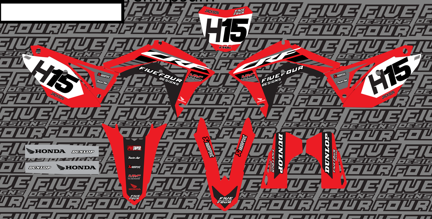 Honda 'Factory 23' Semi Custom Graphics kit
