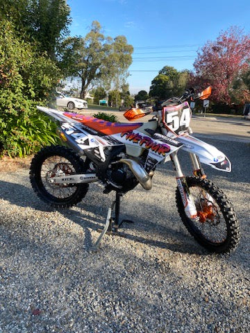 Retro Ktm Semi Custom Graphics