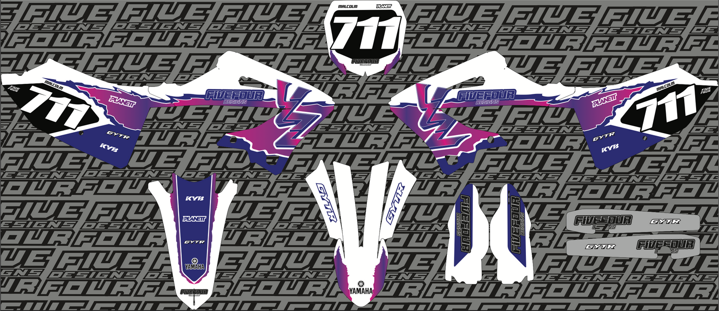 Yamaha Retro Semi Custom Graphics