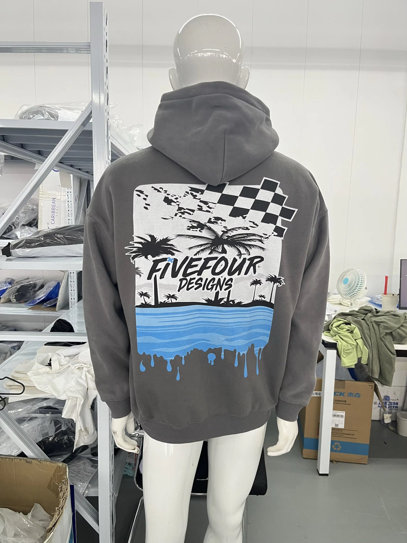 PRE ORDERS - FiveFour Designs puff print hoodies
